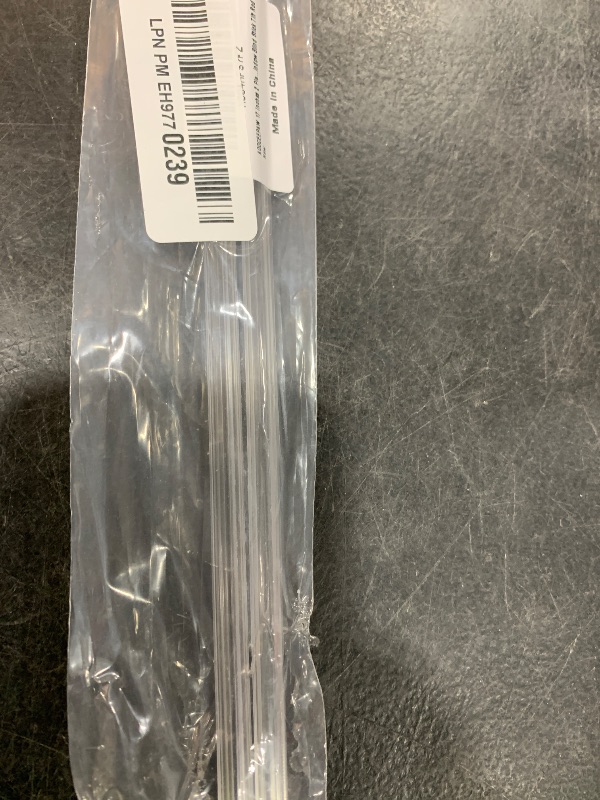 Photo 1 of AOOCEEPAW 17 Inches 2 Pieces Blind Wand, Vertical Blinds Replacement Parts, Tilt Wand Replacement, Clear Blind Rod with Hook and Grip, Plastic Blind Opener, Long Window Blind Stick Tilt Rod