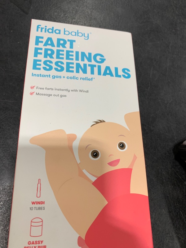 Photo 1 of Frida Baby Fart Freeing Essentials | Includes Windi and Gassy Belly Rub for Safe, Natural, and Instant Gas and Colic Relief for Infants and Babies
