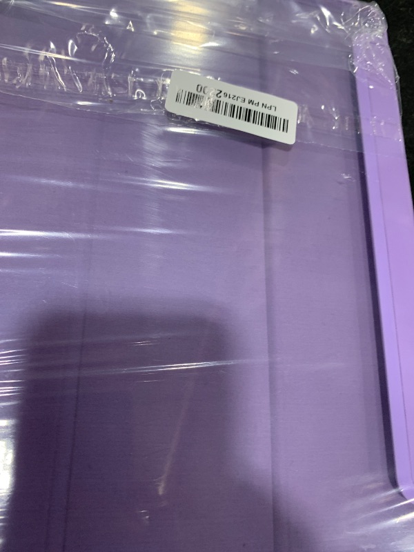 Photo 1 of Soke Case for iPad Pro 12.9 Inch (6th/5th/4th/3rd Generation, 2022/2021/2020/2018) - Pencil Holder + Auto Sleep/Wake + Camera Protection, Transparent Shockproof Back Cover, Clove Purple