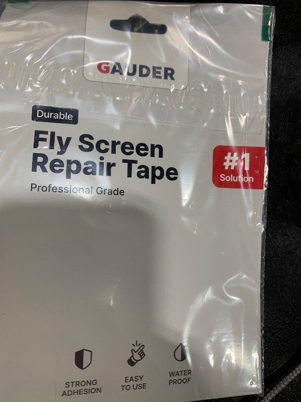 Photo 1 of GAUDER Window Screen Repair Tape (2” x 3.3 ft) | Fiberglass Repair Kit | Window Screen Repair Kit | Net Mesh Repair Tape