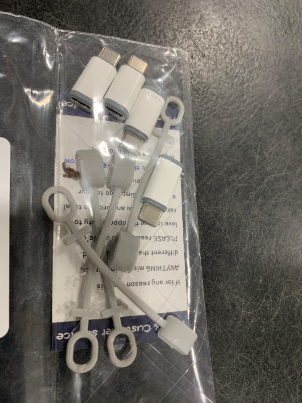 Photo 1 of 4 Pack Lightning to USB C Adapter for iPhone 15/16 Pro/16 Pro Max/Plus,Samsung S24,iPad Air,Nintendo Switch,Fast Charging&Data Transfer (Lightning to USB C Adapter)