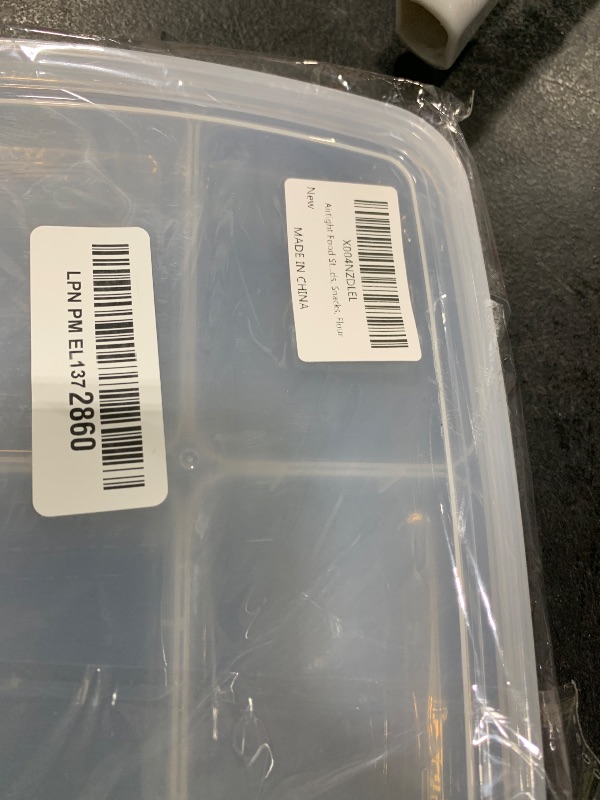 Photo 1 of Airtight Food Storage Containers, BPA-Free Plastic Kitchen Canisters with Lids, Clear Pantry Organization Containers for Dry Goods, Snacks, Flour