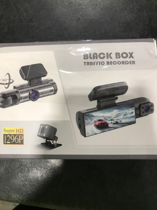 Photo 1 of YOVDA 1080P Dual Camera Dash Cam for Cars, Driving Recorder with IR Night Vision, Loop Recording, Wide Angle Lens - 3.16 Inch IPS Screen,Parking Mode, Car Camera with 32GB TF Card