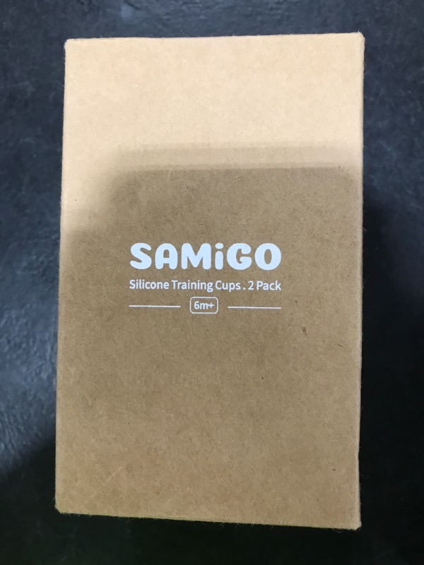 Photo 1 of SAMiGO Silicone Baby Cups for 6-12 Months, Tiny Open Cups for Training and Water Drinking, Baby Led Weaning Supplies, 2 OZ