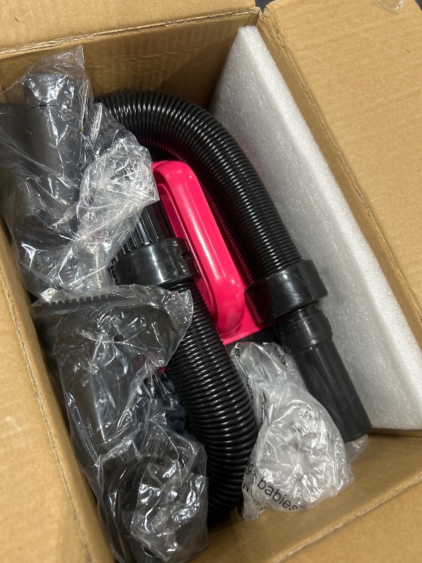 Photo 1 of B-Air Fido Max 1 Dog Hair Dryer - Premier Grooming Collection, with 6-Foot Hose and 4 Grooming Nozzles, Hot Pink