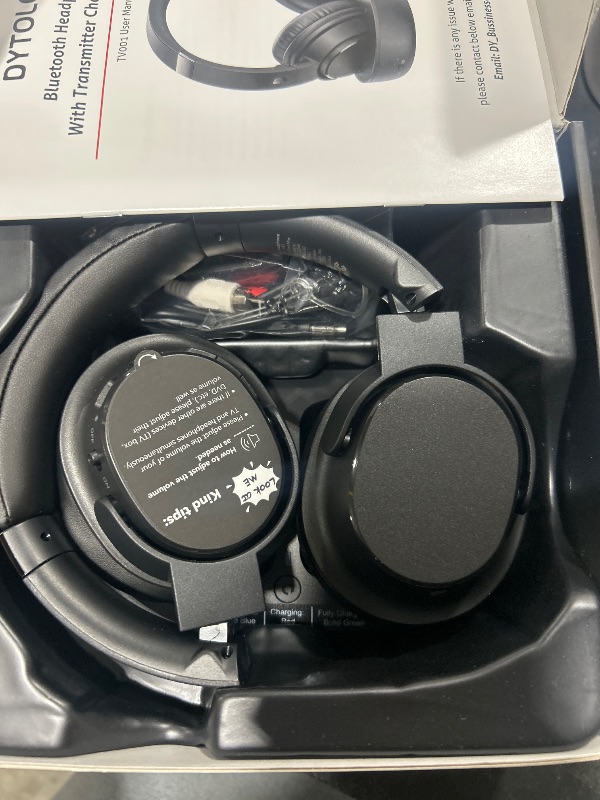 Photo 1 of Dytole Wireless Headphones for TV, TV Headphones Wireless for Seniors, Versatile Charging Dock with Transmitter, Instant Audio Sync, 65-Hour Battery Life, Ideal Gift for Parents & Seniors