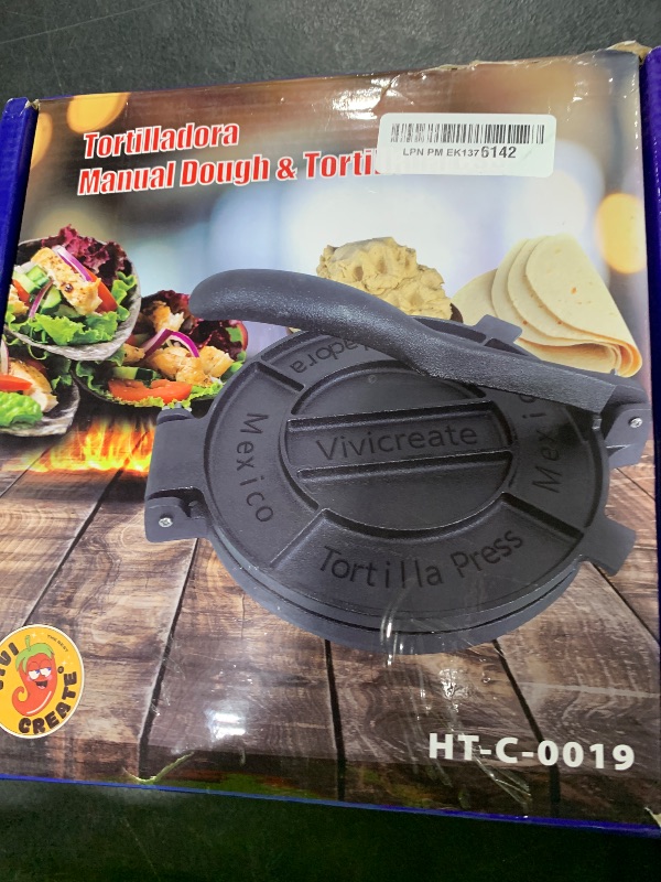 Photo 1 of Vivicreate Tortilla Press,Tortilla Maker, Dough Press,Flour Tortilla press, Rotis Press, Quesadilla,Tortilla Makers (8 inch)