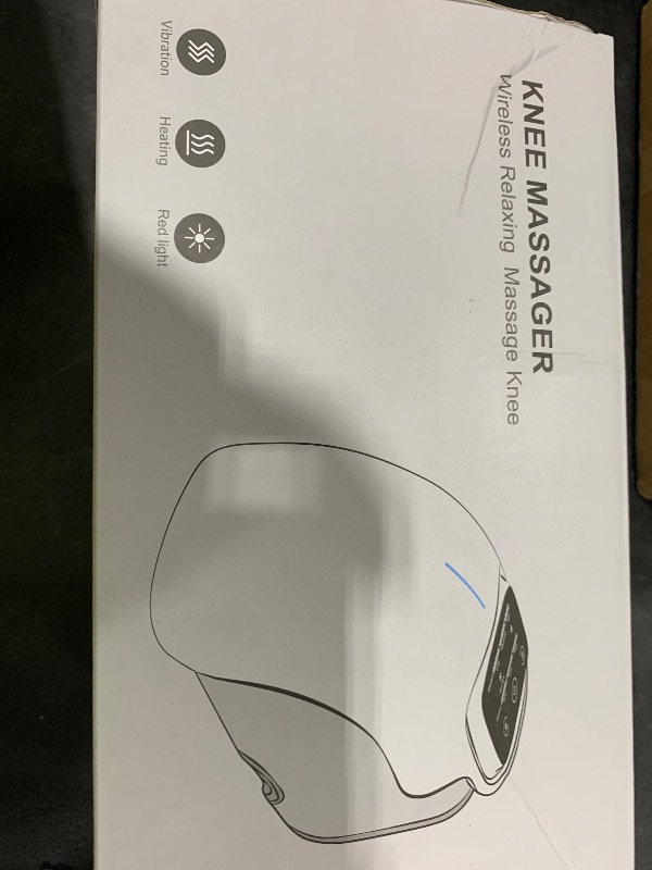 Photo 1 of aswaysun 3-in-1 Cordless Knee Massager w/Heat, Red Light & Massage for Knee Pain, Infrared Heat & Vibration, Portable Wireless Knee Heating Pad w/LED Screen for Family and Friends