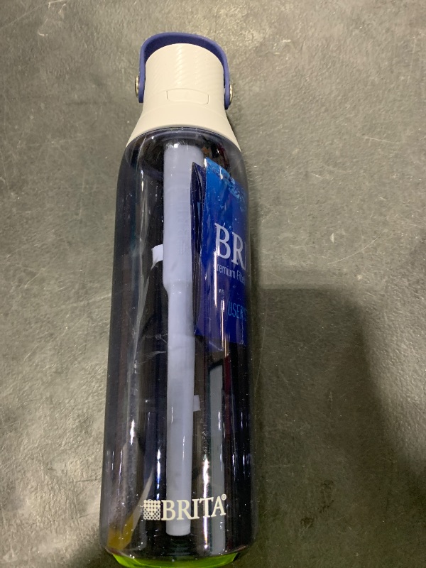 Photo 1 of Brita Hard-Sided Plastic Premium Filtering Water Bottle, BPA-Free, Reusable, Replaces 300 Plastic Water Bottles, Filter Lasts 2 Months or 40 Gallons, Includes 1 Filter, Night Sky - 26 oz.