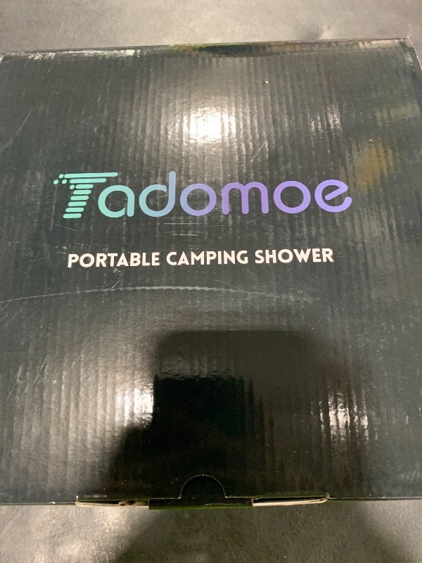 Photo 1 of Tadomoe Portable Shower for Camping, 5 Gal/20 L Solar Heating Camping Shower Bag with Upgraded Foot Pump,Portable Shower Head,Essential for Camping,Festivals, Overlanding, Beach Trips,Outdoor Showers