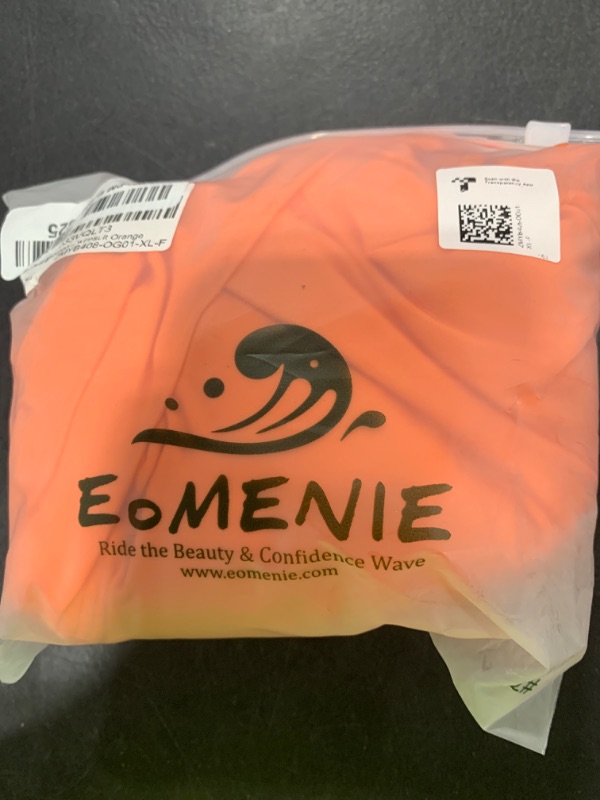 Photo 1 of Eomenie Women's One Piece Swimsuits Tummy Control Cutout High Waisted Bathing Suit Wrap Tie Back 1 Piece Swimsuit Orange