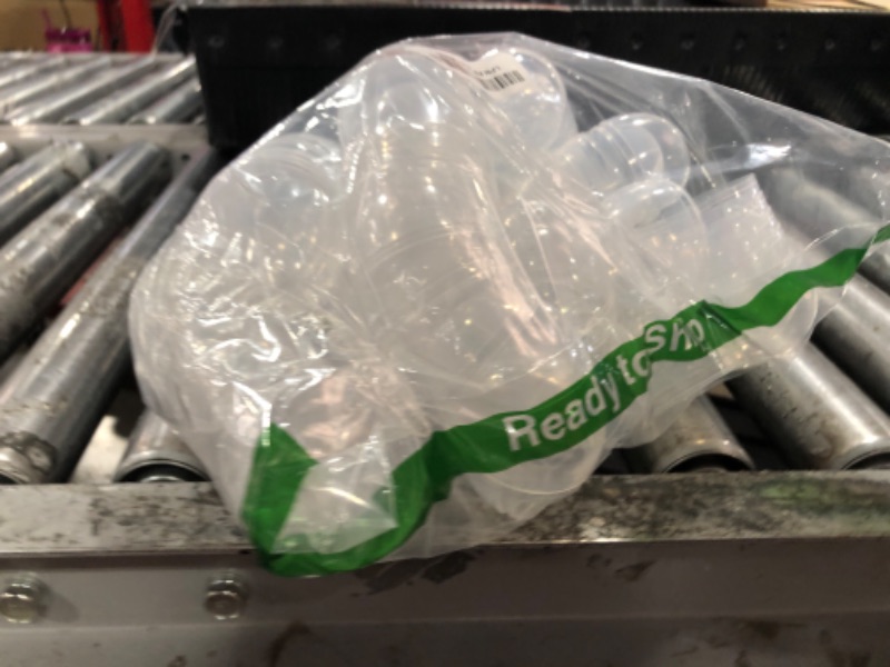 Photo 1 of Entervending Easter Eggs 3' - Clear Fillable - 48 pcs - Easter Basket Stuffers - Plastic Eggs