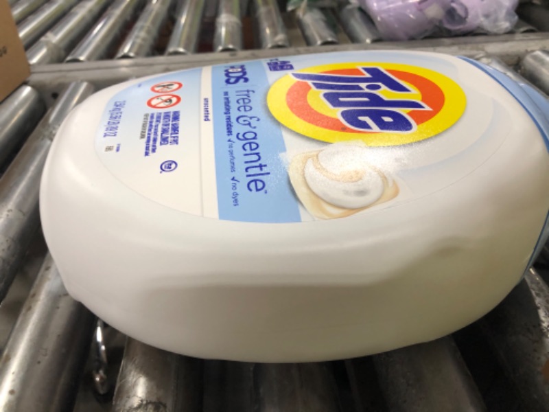Photo 1 of Tide PODS Free & Gentle Laundry Detergent Soap Pacs, 112 Count, Tide PODS Laundry Detergent