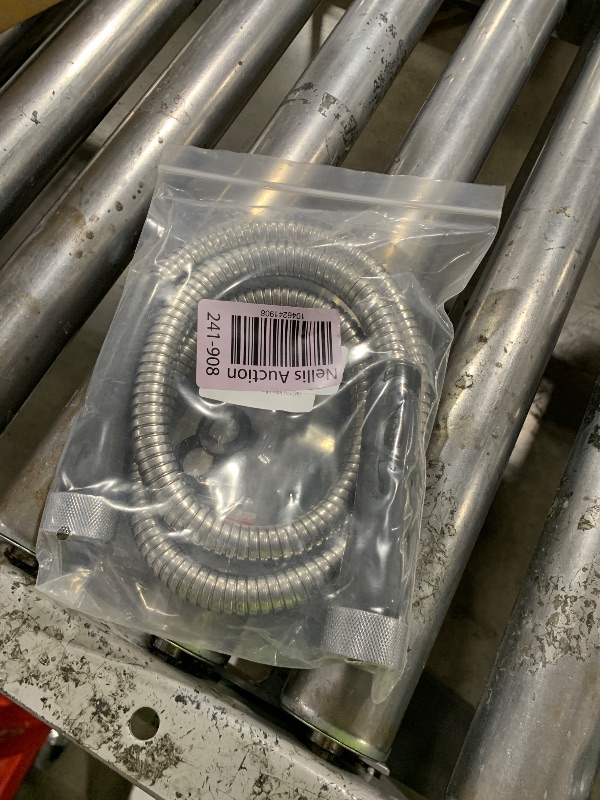 Photo 1 of SKYWARD 304 Stainless Steel short Garden Hose 4 ft with Female to Female Metal Connector,Easy to Use & Store, Anti-Leakage Hose, High Water Flow (4ft)
