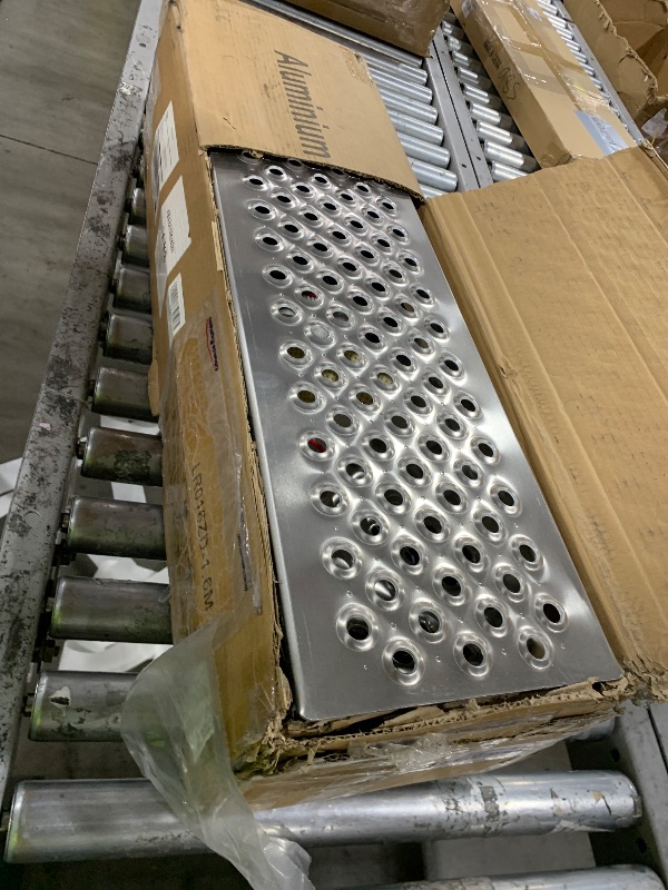 Photo 1 of LEMNISCATE Loading Ramps for Pickup Trucks, 2PCS, Portable Aluminum Ramps, 1500lbs Capacity, Truck Ramp for Lawn Mower, Motorcycle, Dirt Bike, Carts, 63''L x 8.5''W