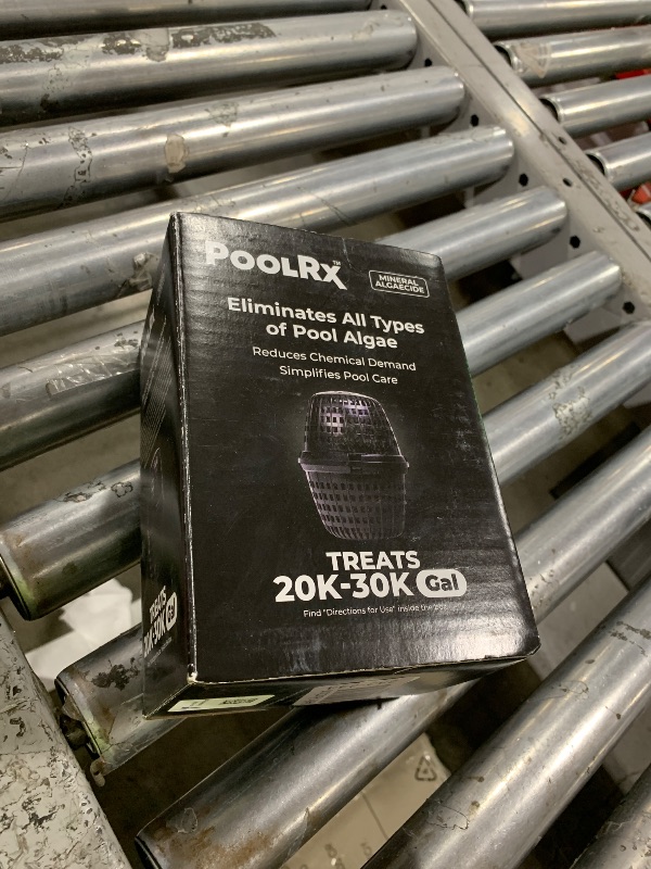 Photo 1 of Pool RX 101066 6 Month Algaecide Treats 20k-30k gallons, Black