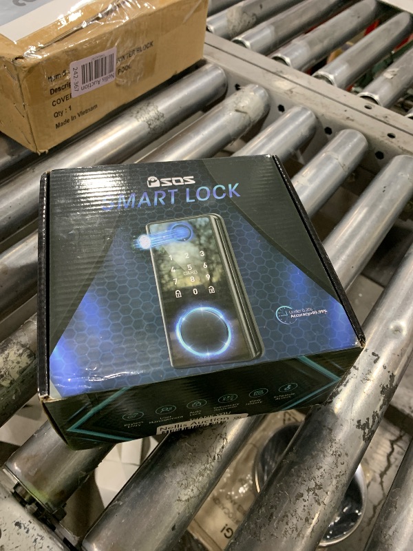 Photo 1 of Keyless Entry Deadbolt, App Control, Electronic Digital Touchscreen Keypad for Home, Office, and On-The-Go Security Black