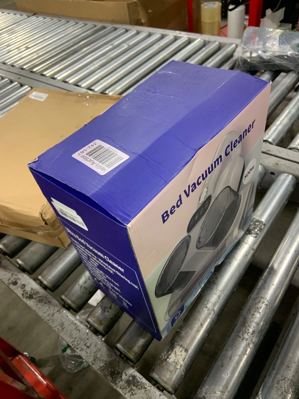 Photo 1 of Bed Vacuum Cleaner Mattress Vacuum with UV 16Kpa Suction HEPA Filter 253.7nm UV-C Light & 30000 Rpm/Min Brushroll Rotation & Heating & Ultrasonic Quintuple Tech , Widened Suction Port, 500W, Corded