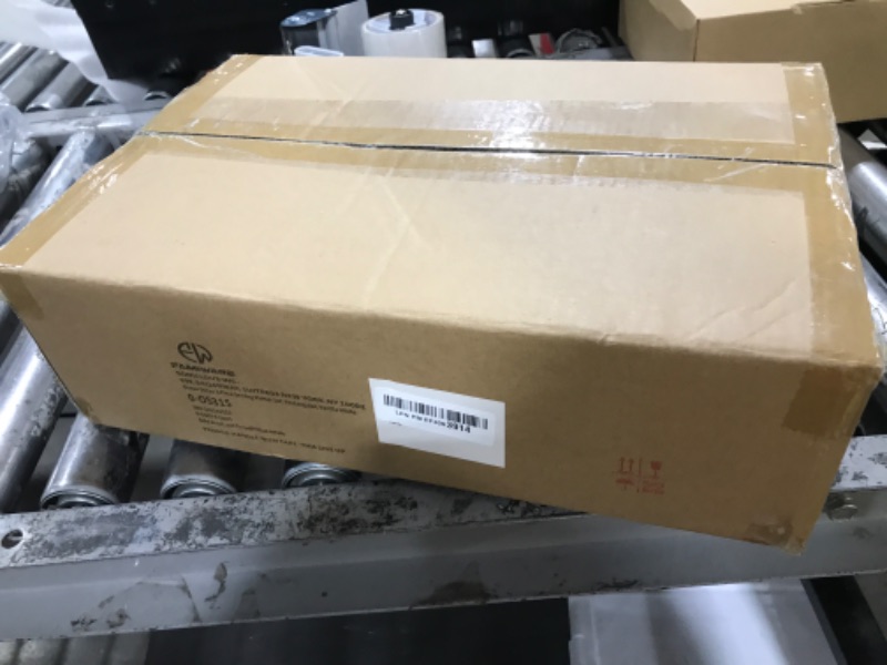 Photo 1 of famiware Serving Platter, Rectangular 15.67/14.1/12.6inch Serving Dishes for Entertaining, Microwave Dishwasher Safe, Stoneware Serving Trays for Party, Turkey, Cheese, Ocean Series, Vanilla White