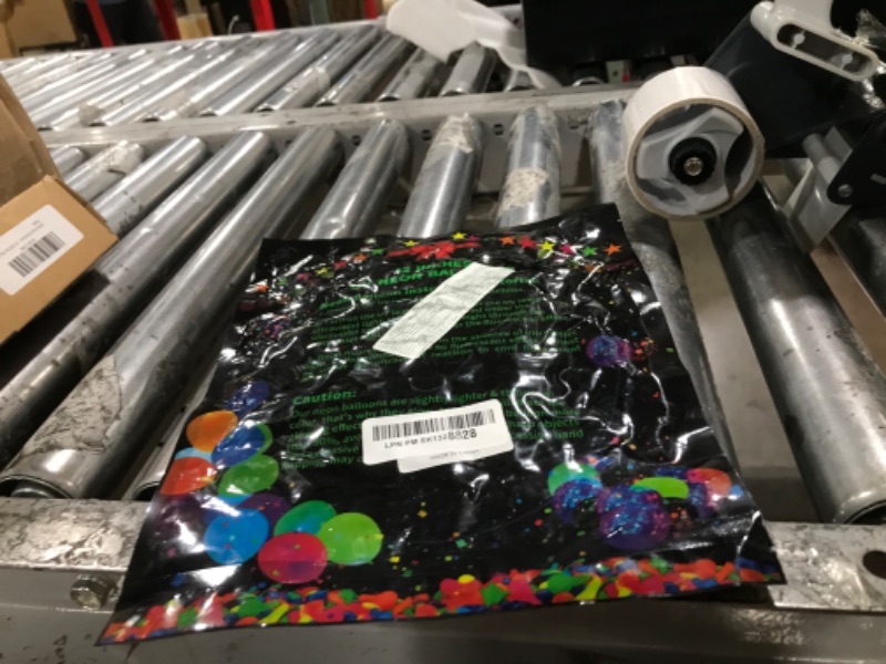 Photo 1 of 100 Pcs UV Neon Balloons ,Neon Glow Party Balloons UV Black Light Balloons Glow in the dark for Birthday Decorations Wedding Glow Party Supplies Blacklight Reactive Fluorescent Balloons