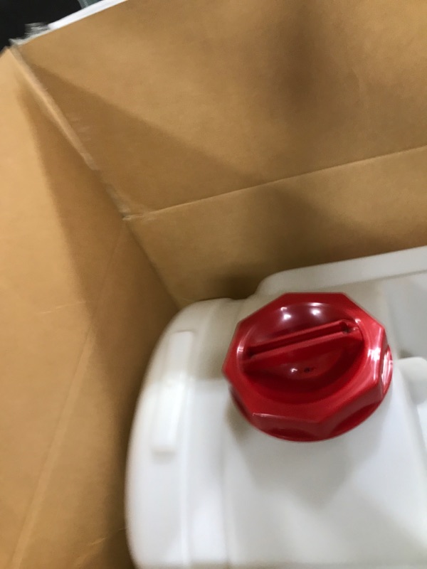 Photo 1 of Chapin 98142: 40-Gallon Water Storage Tank, Utility Water Tank, Water Supply, for Farms, Acreage, Gardens, Orchards, Translucent White