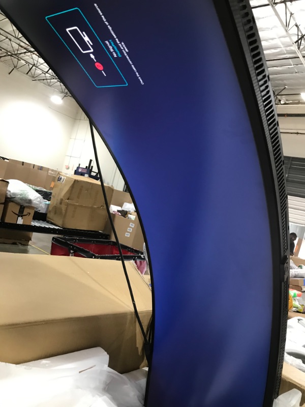 Photo 1 of SAMSUNG 49” Odyssey G9 Series DQHD 1000R Curved Gaming Monitor, 1ms(GtG), VESA DisplayHDR 1000, 240Hz, AMD FreeSync Premium Pro, Height Adjustable Stand, Ultrawide Screen, LS49CG954ENXZA, 2024