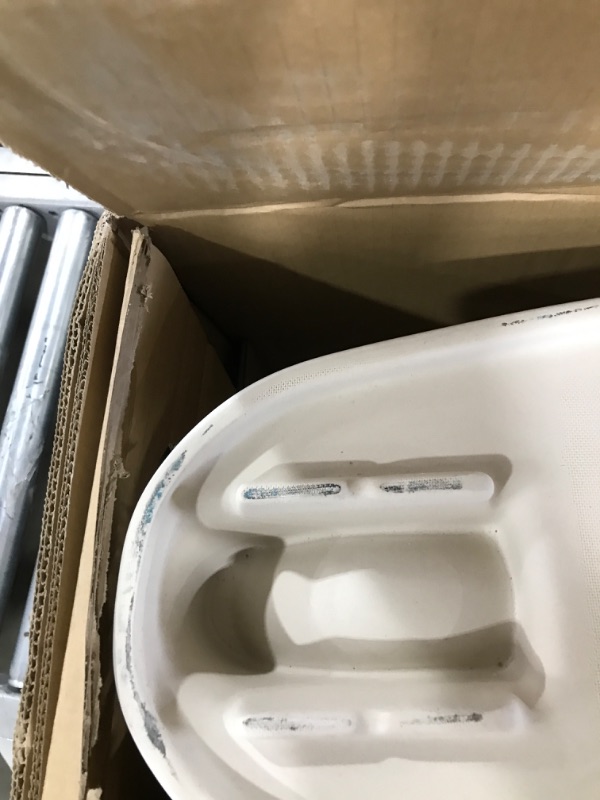 Photo 1 of TOTO Drake Transitional Two-Piece Elongated 1.28 GPF TORNADO FLUSH Toilet with CEFIONTECT, Cotton White - CST786CEG#01