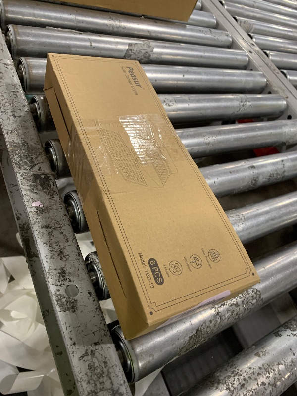 Photo 1 of [6 Packs] Solar Lights Outdoor Motion Sensor Solar Security Lights Waterproof with 3 Lighting Modes Solar Powered Wall Lights Outside for Garden Fence Yard Deck