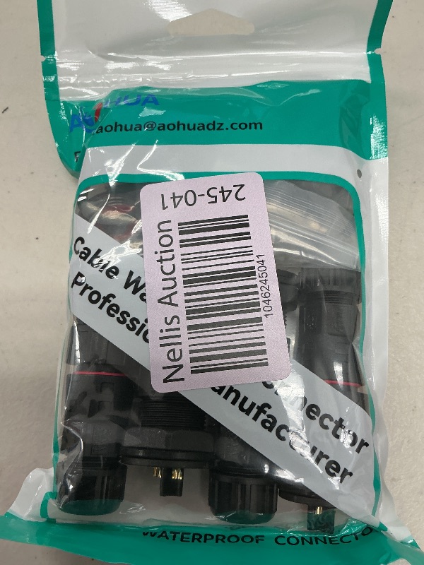 Photo 1 of AOHUA M20 Waterproof Connector IP68 Outdoor Electrical Plug for 2 Or 3-pin Cables Ø 5.0-9.5mm UL Certification