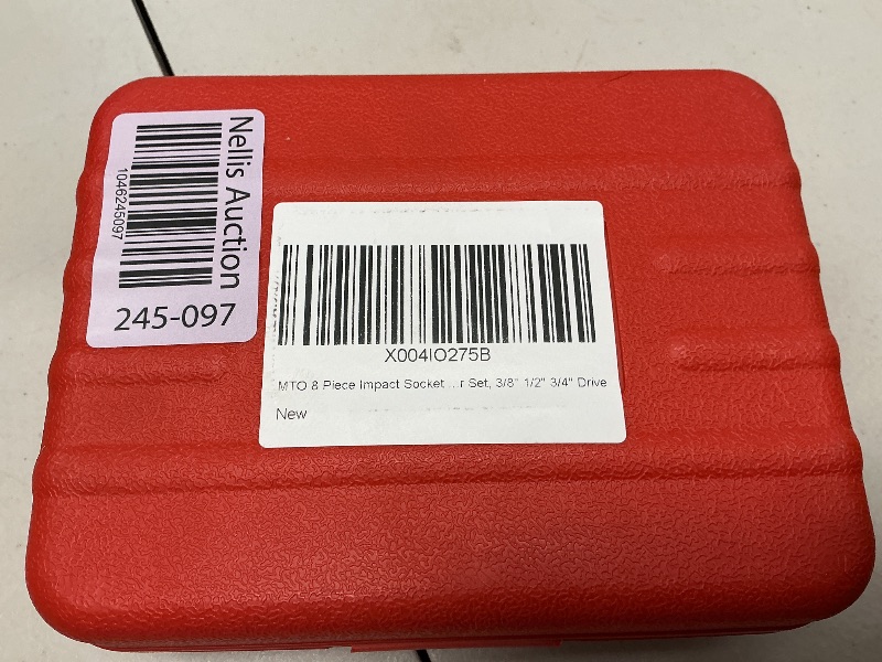 Photo 1 of 8 Piece Impact Socket Adapter & Reducer Set, 1/4" - 3/8" - 1/2" - 3/4" Impact Driver Conversions, Chrome Molybdenum Alloy Steel
