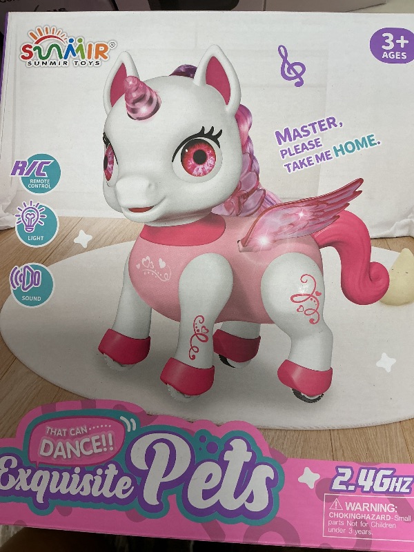 Photo 1 of Britik Unicorn Toys for Girls Age 4-6: Robot Pets for Kid Remote Control Robot Toy for Ages 5-7 Robot Toys for Kids 8-12 Birthday Gifts for 3 4 5 6 7 8 Year Old Girl, Pink