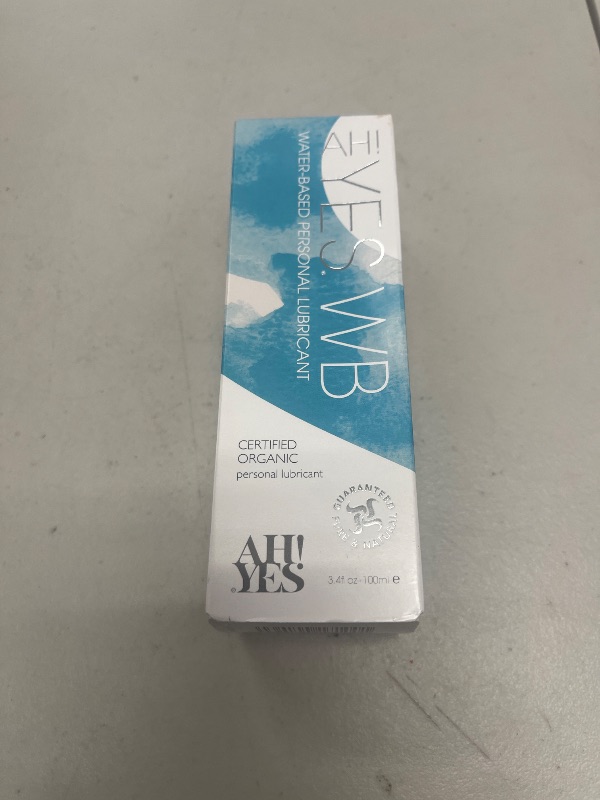 Photo 1 of AH! YES WB - Organic Water Based Personal Lubricant - 100ml