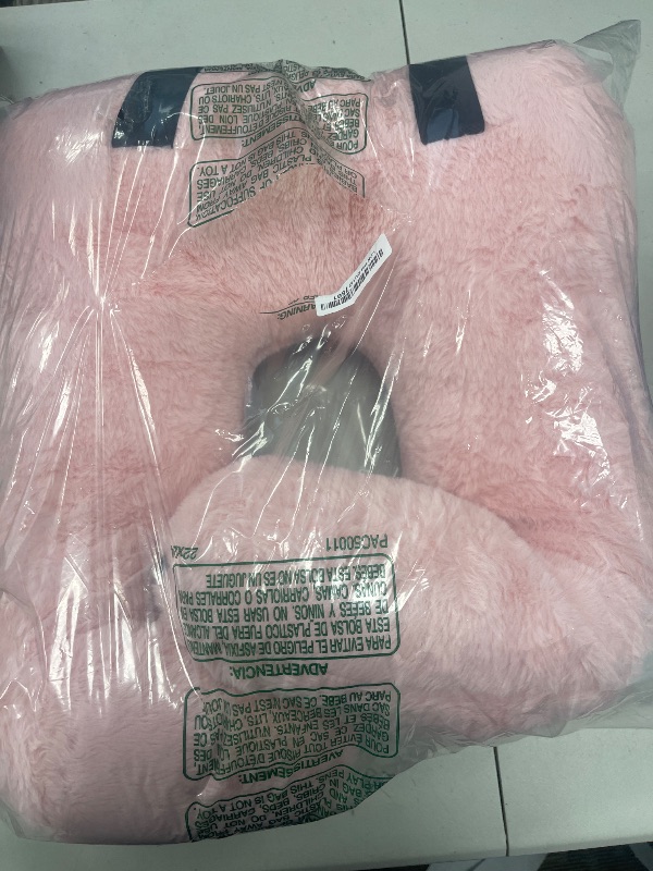Photo 1 of FHSGGP Travel Pillow Cushion for The Back Seat of Car Car Pillow for Kids A Sleeping Artifact Suitable for Long-Distance Travel of Adults and Children Travel Pillow for Kids Pink