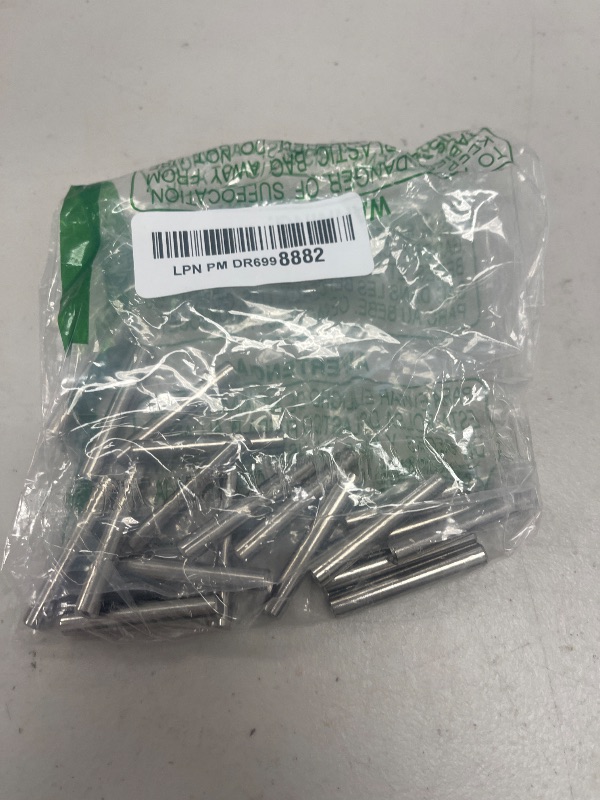 Photo 1 of 20 Pieces 6mm x 40mm Dowel Pins Shelf Brackets Pegs 304 Stainless Steel Shelf Support Pegs Shelves Dowel Pin for Furniture Cabinet Shelving Supports, Silver-Tone
