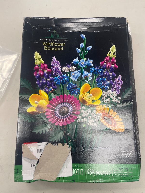 Photo 1 of LEGO Botanicals Artificial Wildflower Bouquet - Fake Indoor Flowers Building Set for Home, Kitchen, Desk Decoration, Adults Ages 18+ - Gift for Graduation - 10313