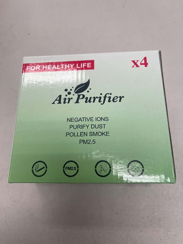 Photo 1 of KLVEU Negative Ion Air Purifier,Ionic Air Purifiers for Home Plug in, Bedroom, Office, Mini Portable Air ionizers for Home Plug in (4PCS)