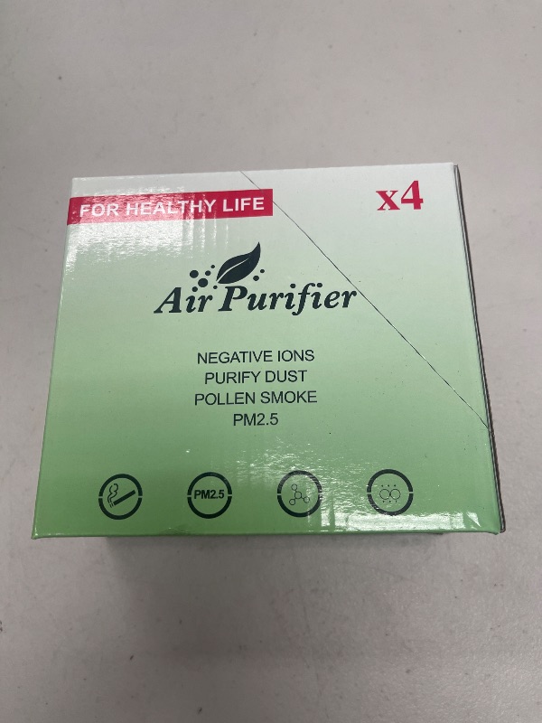 Photo 1 of KLVEU Negative Ion Air Purifier,Ionic Air Purifiers for Home Plug in, Bedroom, Office, Mini Portable Air ionizers for Home Plug in (4PCS)