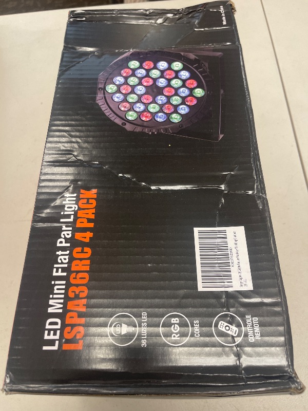 Photo 1 of Stage Lights Dj Lights for Parties Led Stage Lights Sound Activated Portable Party Lights Par Lights 36 Led RGB Remote Control Disco Lights Uplights for Indoor Events Bar Birthday Wedding Outdoor
