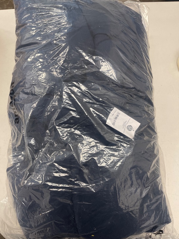Photo 1 of Amazon Essentials Men's Mid-Length Hooded Puffer Coat (Available in Big & Tall), Navy, Medium