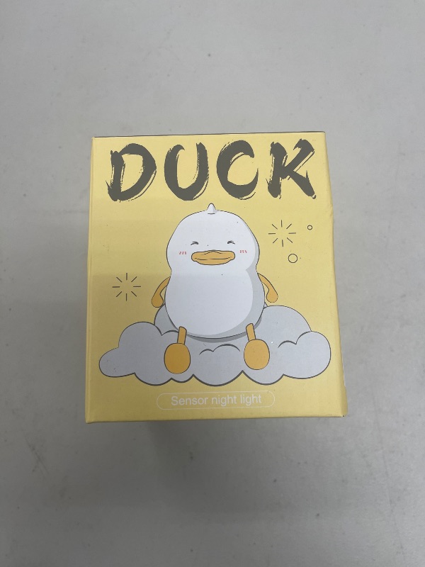 Photo 1 of EEKEDO Cute Duck Night Light for Kids, Squishy Silicone Duck Light - Colorful, Dimmable, Rechargeable, Nursery Lamp for Breastfeeding, Room Décor