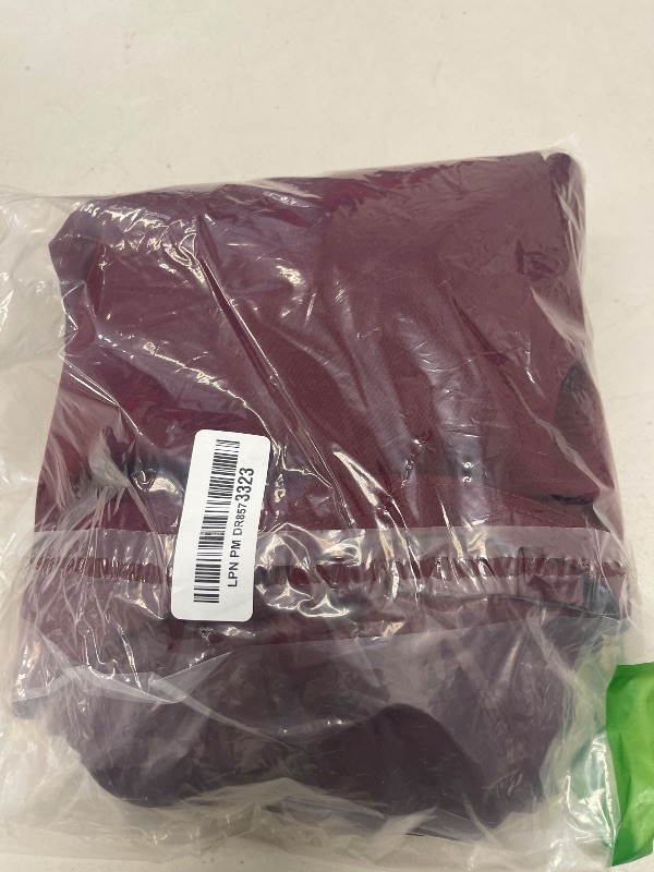 Photo 1 of DRESSTELLS Women's Cocktail Dress 2025 with Pockets, Deep V Neck Knot Cocktail Party Dresses, Modest Formal Wedding Guest Work Church Dress Burgundy M