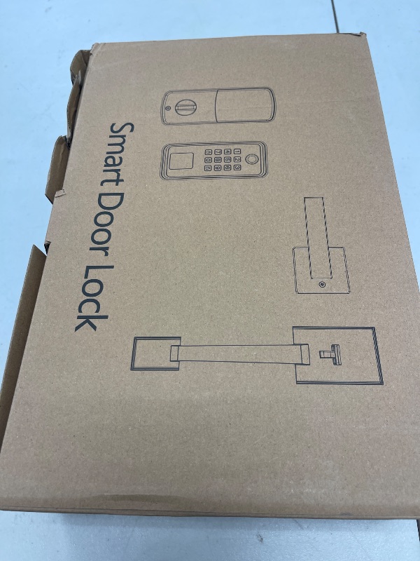 Photo 1 of SEVEKO Smart Front Door Lock Set, Keyless Entry Deadbolt with App Control, Auto Lock, Matte Black