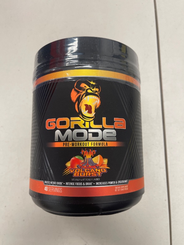 Photo 1 of Gorilla Mode Preworkout Volcano Burst
