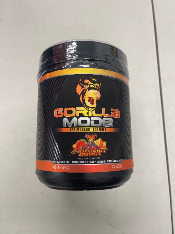 Photo 1 of Gorilla Mode Preworkout Volcano Burst
