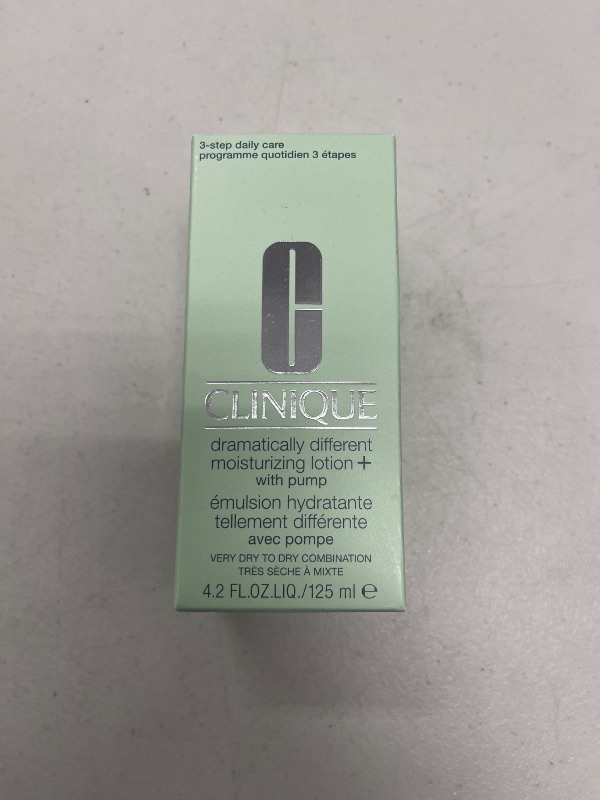 Photo 1 of Clinique 3-Step Dramatically Different Daily Moisturizing Lotion+ For Dry to Dry Combination Skin Types, 4.2 Fl Oz