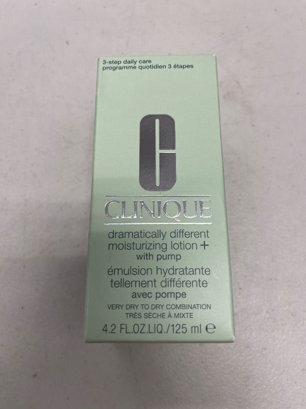 Photo 1 of Clinique 3-Step Dramatically Different Daily Moisturizing Lotion+ For Dry to Dry Combination Skin Types, 4.2 Fl Oz