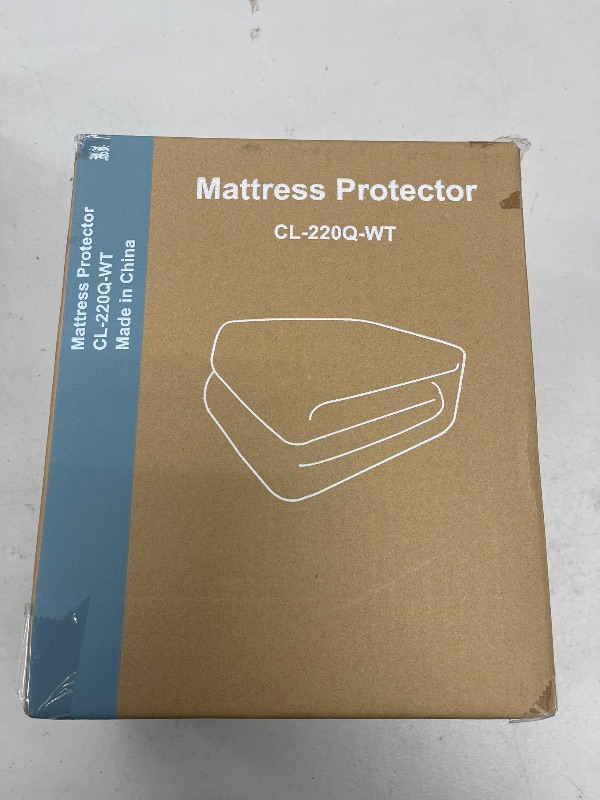 Photo 1 of HYLEORY 100% Waterproof Mattress Protector Queen Size Viscose Made from Bamboo Mattress Pad Cover Noiseless Washable with Deep Pocket Up to 21"