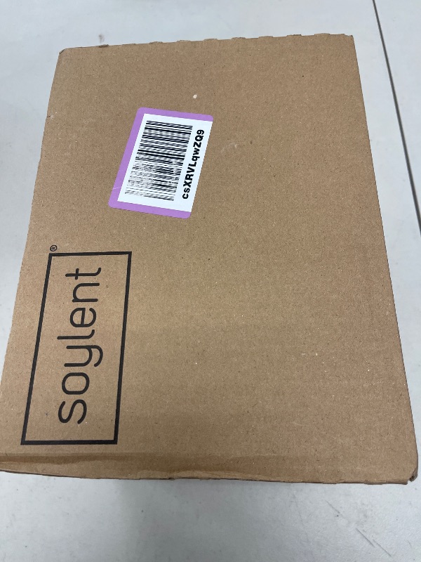 Photo 1 of Soylent Banana Meal Replacement Shake, Ready-to-Drink Plant Based Protein Drink, Contains 20g Complete Vegan Protein and 1g Sugar, 14oz, 12 Pack