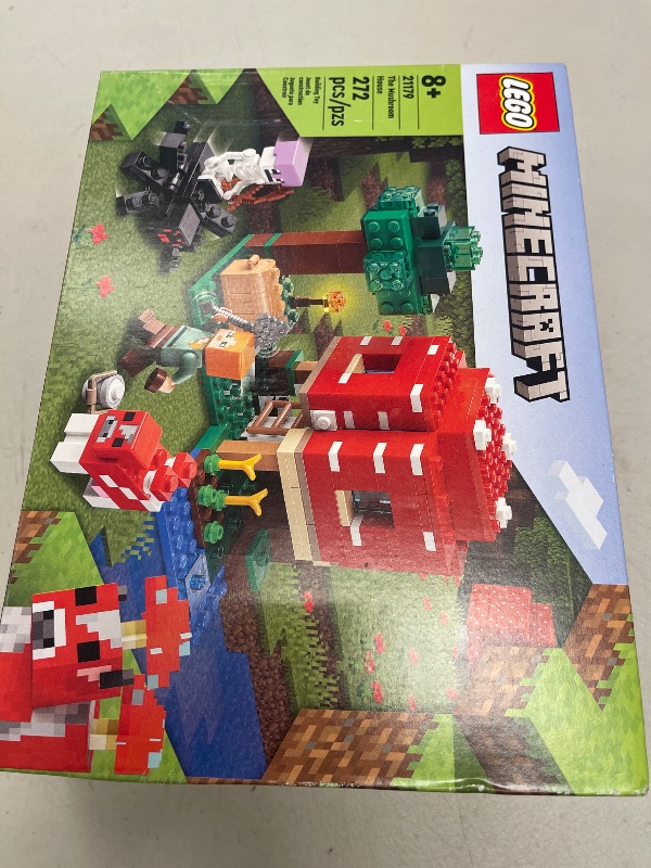 Photo 1 of LEGO 21179 Minecraft The Mushroom House Building Toy Set for Children from 8 Years Old, Gift Idea with Figures