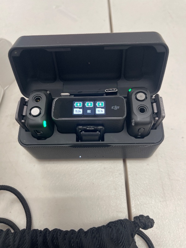 Photo 1 of DJI Mic Mini (2 TX + 1 RX + Charging Case), Wireless Microphone for iPhone/Camera/Android, Ultralight, Detail-Rich Audio, 48h Use, Noise Cancelling, Automatic Limiting, Vlog, Streaming